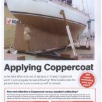 Aquarius Marine Coatings Coppercoat cost effective multi season environmentally responsible marine antifoul bottom paint - PBO Issue Jolly Swagman Article